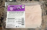 Mängden socker i Pechuga de pavo