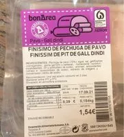 Mängden socker i Finisimo de pechuga de pavo