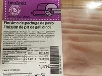 Mängden socker i Finisimo de pechuga de pavo