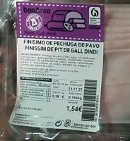 Mängden socker i Finísimo de pechuga de pavo