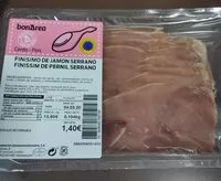 Mängden socker i Finísimo de jamón serrano