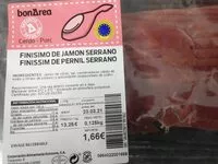 Mängden socker i Finisimo de jamon serrano