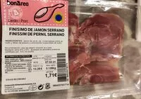 Mängden socker i Finísimo de jamón serrano