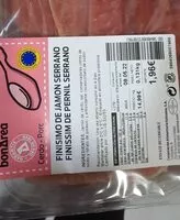 Mängden socker i Finísimo de jamón serrano