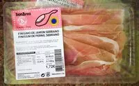 Mängden socker i Finísimo de jamón serrano
