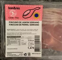 Mängden socker i Finísimo de jamón serrano