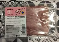 Mängden socker i Finísimo de jamón serrano