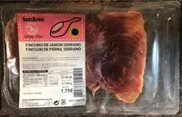 Mängden socker i Finísimo de jamón serrano