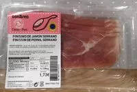Mängden socker i Finísimo de jamón serrano