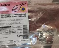 Mängden socker i Finísimo de jamón serrano