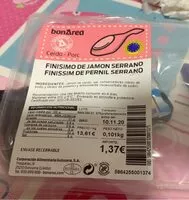 Mängden socker i Finísimo de jamón serrano