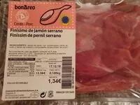 Mängden socker i Finísimo de jamón serrano