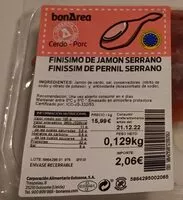 Mängden socker i Finísimo de jamón serrano