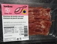 Mängden socker i Finísimo de jamón serrano