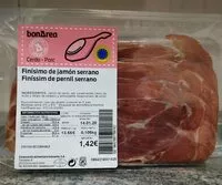 Mängden socker i Finísimo de jamón serrano