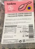 Mängden socker i Finisimo de jamon serrano