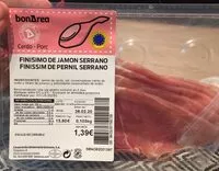 Mängden socker i Finíssim de pernil serra l