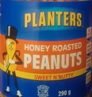 Mängden socker i Honey roasted peanuts