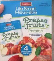 Mängden socker i Presse fruits