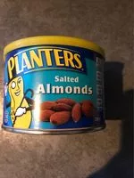 Mängden socker i Salted almonds