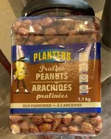 Mängden socker i Praline peanuts
