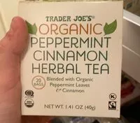 Mängden socker i organic peppermint cinnamon herbal tea
