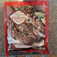 Mängden socker i Middle eastern style kebabs season beef patties