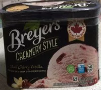 Mängden socker i Dark cherry vanilla ice cream