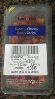 Mängden socker i Dados de chorizo