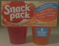 Mängden socker i Reduced Sugar Strawberry/Orange Juicy Gels