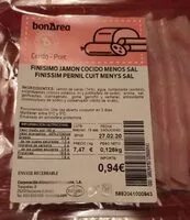 Mängden socker i Finísimo Jamón cocido menos sal