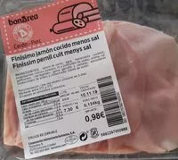 Mängden socker i Finisimo jamón cocido menos sal