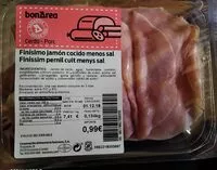 Mängden socker i Finísimo jamon cocido menos sal