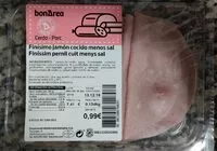 Mängden socker i Finísimo jamón cocido con menos sal