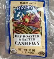 Mängden socker i Dry Roasted & salted Cashews