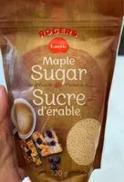 Mängden socker i Sucre d'erable