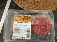 Mängden socker i Burger meat extra