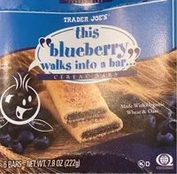 Mängden socker i Cereal Bars, Blueberry