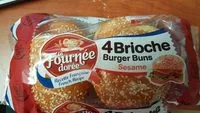 Mängden socker i La Fournee doree Sesame Brioche Burger Buns