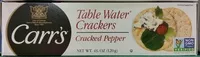Mängden socker i Table water crackers
