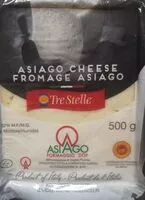 Mängden socker i Fromage Asiago