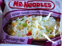 Mängden socker i Instant Noodles Shrimp