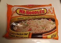 Mängden socker i Mr. Noodles instant noodles curry chicken