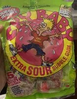 Mängden socker i Crybaby Extra Sour Bubblegum