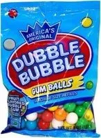 Mängden socker i Bubble Gum Balls, Assorted Fruit