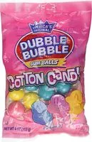 Mängden socker i Dubble bubble cotton candy gum balls ounce