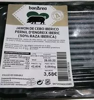 Mängden socker i Jamón de Cebo Iberico