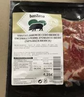 Mängden socker i Virutas jamon de cebo iberico