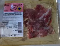 Mängden socker i Virutas de jamón serrano