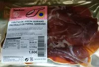 Mängden socker i Virutas de jamón serrano